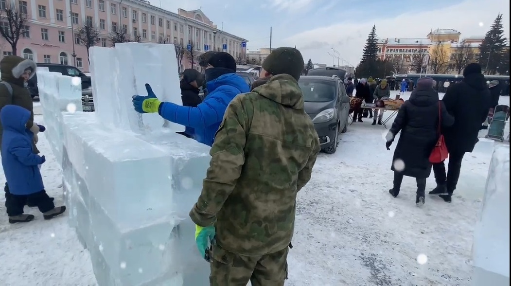 На площади Йошкар-Олы появятся ледяные фигуры