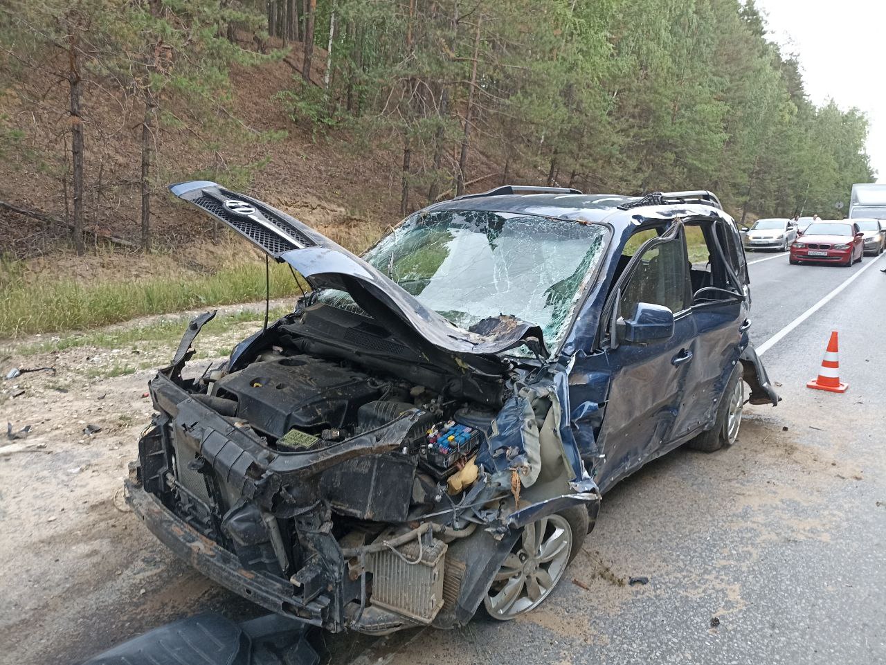 Два пассажира Hyundai погибли в ДТП в Звениговском районе - ГТРК Марий Эл