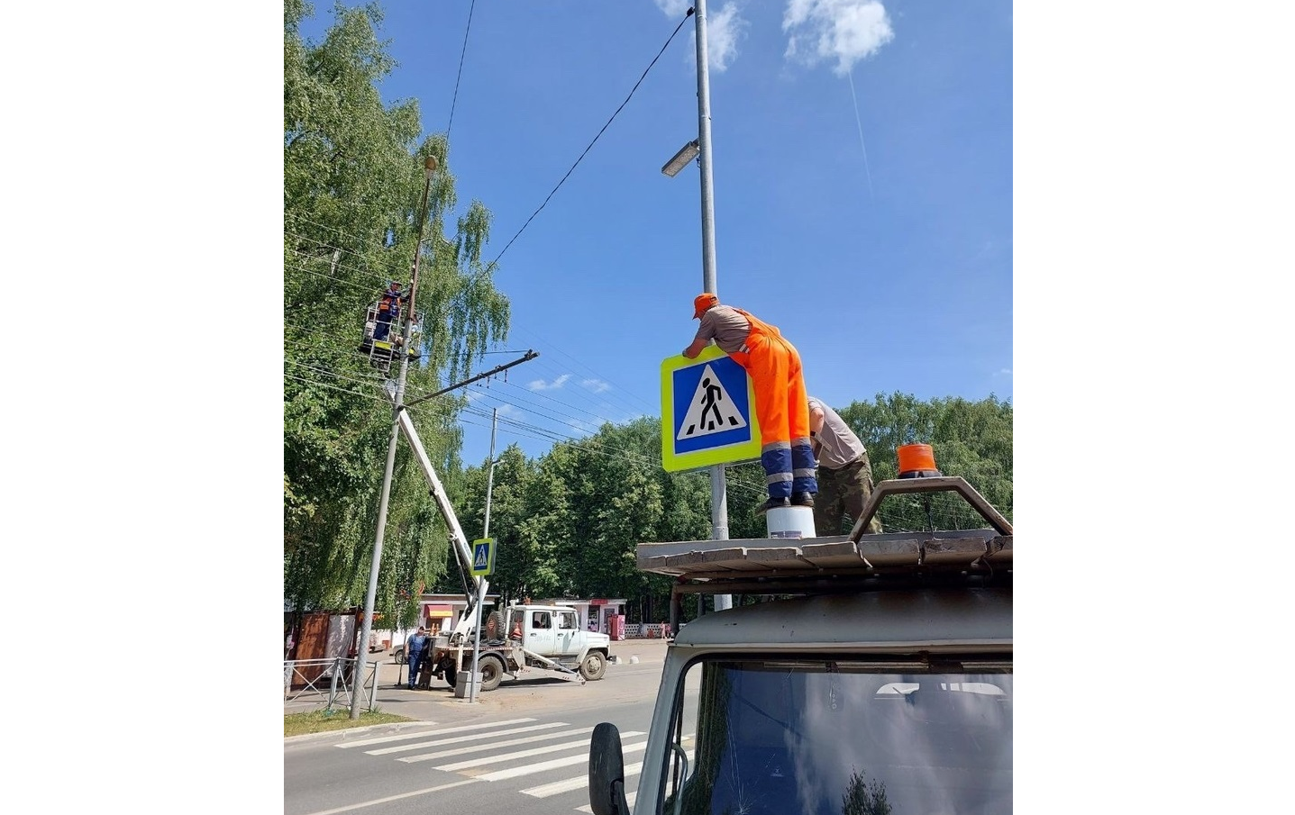 В этом году дополнительное освещение появится на 14 пешеходных переходах  Йошкар-Олы - ГТРК