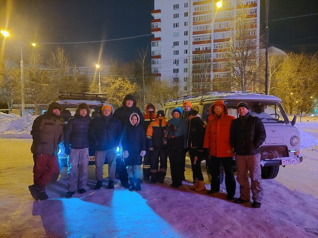 Добровольцы отряда "Лиза Алерт" в ночь на Рождество патрулировали улицы Йошкар-Олы
