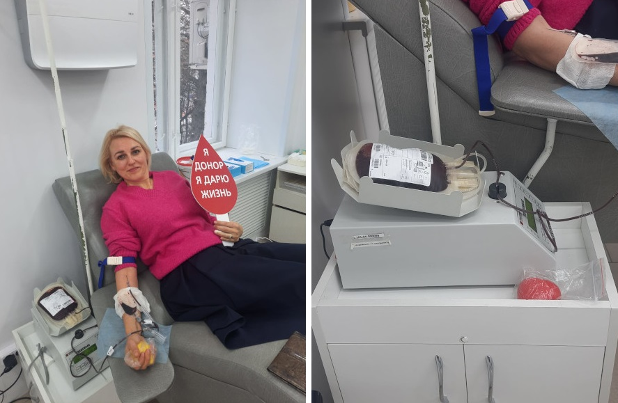Сотрудники Минздрава Марий Эл сдали кровь в рамках донорской акции