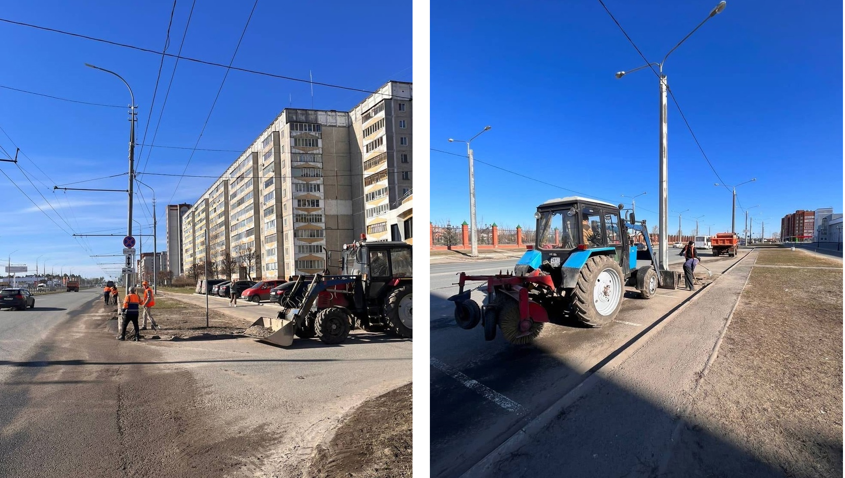 В Йошкар-Оле навели порядок на улице Кирова - ГТРК Марий Эл 07.04.2023