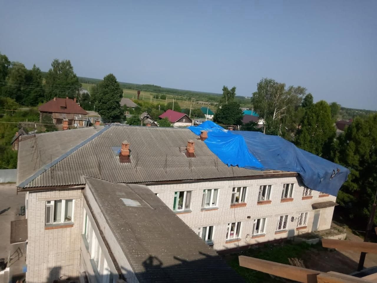 Крышу Оршанской ЦРБ отремонтировали после вмешательства прокуратуры