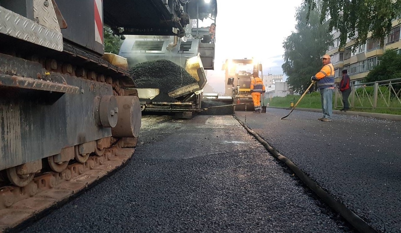 В Йошкар-Оле в эти выходные продолжается ремонт дорог  на 4 улицах