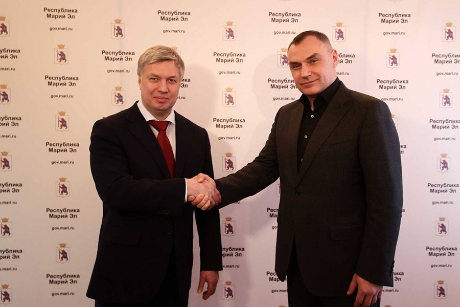 Глава Марий Эл провел встречу с губернатором Ульяновской области